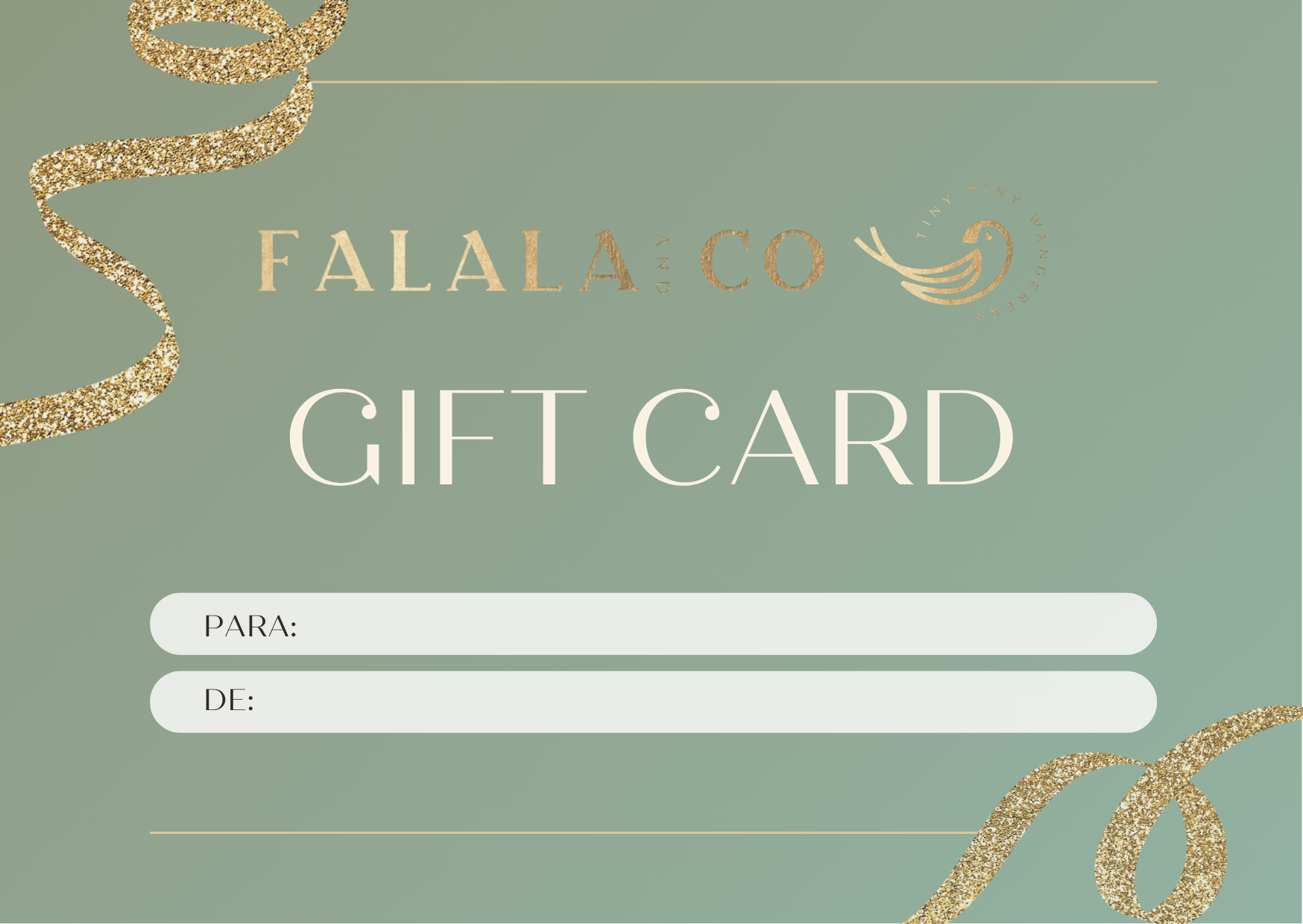 Tarjeta de Regalo